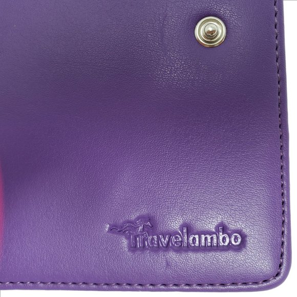 TRAVELAMBO Handbags - TRAVELAMBO RFID PASSPORT WALLET/HOLDER Purple NWOT